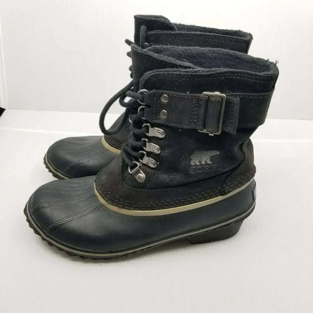 Sorel Fancy Lace II Winter‎ Leather Suede Boots